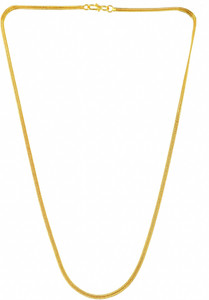 PYR JEWELS 1 Gram GOLD PLATED CHAIN Gold-plated Plated Brass Chain