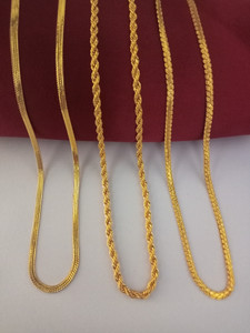 RV jewels Gold plated 21inch chains waterproof Gold-plated Plated Brass Chain