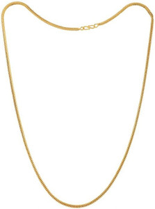 A TO Z FASHION (BUY 1 GET 5) LONG SIZE 30 INCH Gold-plated Plated Brass Chain