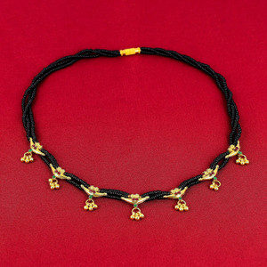 fashiontrend Women's Gold Plated Beaded Necklace For Women And Girls Beads Gold-plated Plated Alloy Necklace