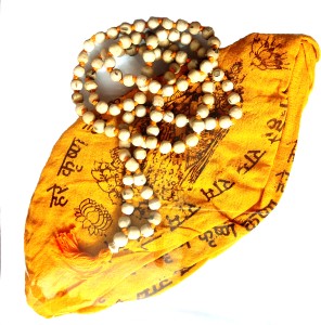 Just Devotional Tulsi Japa Mala 108 beads/Tulsi Mala for Japa purpose Beads Wood Chain