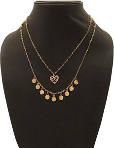 Kiggo Trendy Layered Fashion Alloy Necklace