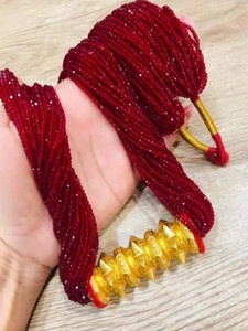 Prirooxxy not hydro tilhari Red pothey mala women first choice tilhari necklace Gold-plated Plated Crystal Chain