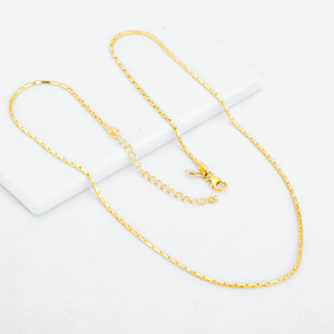 GIVA 925 Silver Gold Starlight Chain|Gift for Women|Lifetime Plating|6 Month Warranty Gold-plated Plated Sterling Silver Chain