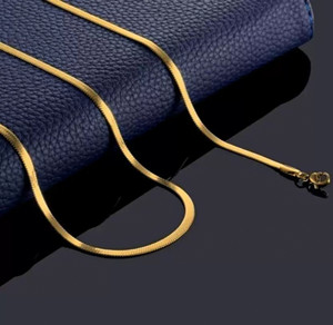 Minprice Anti Tarnish Plain Silk Design 3mm Stainless Steel Gold Plated Neck Chain Silver Plated Stainless Steel Chain