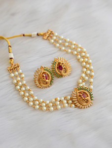 ROFARWORD Brass, Copper Gold-plated Gold Jewellery Set