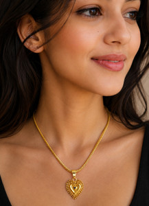 Weldecor 22ct Pendant for Women and girls (hk-apg-804) Gold-plated Plated Alloy Chain