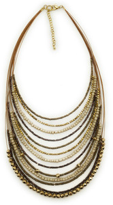 DCA Gold-plated Plated Glass Necklace
