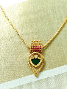 ESHIP palakka necklace Gold-plated Plated Brass Necklace
