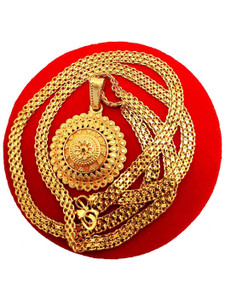manohar One Gram Gold Plated Chain Gold-plated Plated Brass Chain
