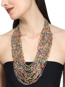 DCA Gold-plated Plated Glass Necklace