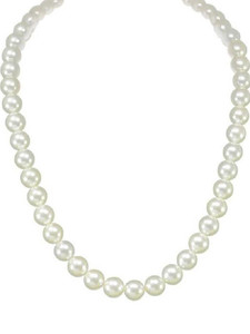 RATAN BAZAAR original natural certified white pearl mala Pearl Stone Chain