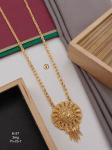 Bhumi09 Necklace For Women/Girls Stylish Agate Gold-plated Plated Brass Necklace