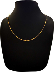 DCASE (BUY 1 GET 3 ) 1 Gram GOLD PLATED CHAIN Gold-plated Plated Brass Chain