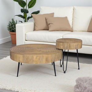 THE ATTIC Solid Wood Nesting Table