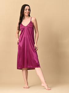 SECOUR Women Nighty with Robe