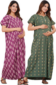 Vardhana Women Maternity/Nursing Nighty