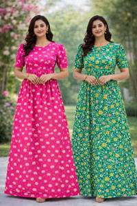 KANNIMAR Women Maternity/Nursing Nighty