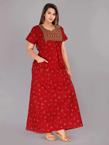 Durga Enterprises Women Nightdress