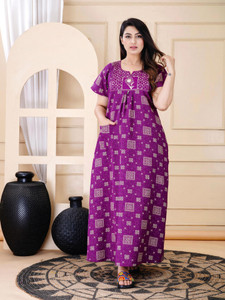 DEEPALI CREATION Women Nighty