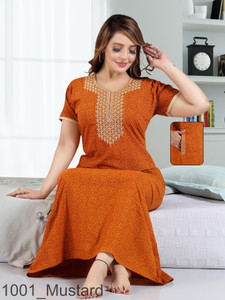 SHLOKE Women Nighty