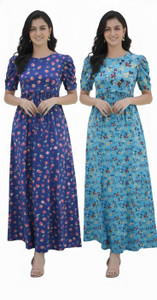 KANNIMAR Women Maternity/Nursing Nighty