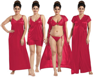 Greaton Women Nighty with Robe