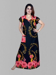 PURSA R Women Nighty