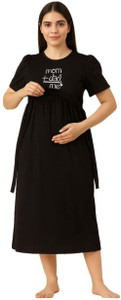 FUSIONBABY Women Maternity/Nursing Nighty