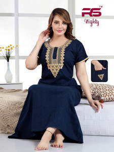 SHLOKE Women Nighty
