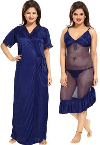 Bombshell Women Robe and Lingerie Set