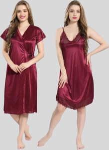 Bombshell Women Nighty with Robe