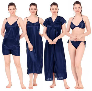 UWNAQA Women Nighty with Robe