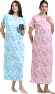 RamApparels Women Maternity/Nursing Nighty