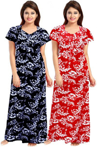 AAKARSHANA CREATION Women Nighty