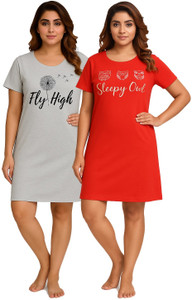ACCOLENT Women Nighty