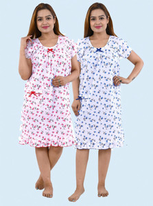 Swastik Stuffs Women Nighty Set