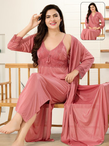 Kattly Women Nighty Set