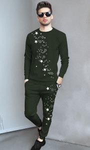 TRIPR Printed Men Track Suit