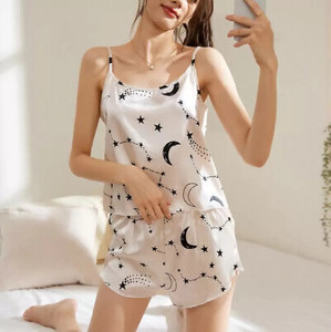 Micro Cloth Women Printed Black, Black Top & Shorts Set