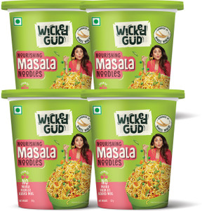 WickedGud Masala Cup Noodles| Whole Wheat | No Maida Cup Noodles Vegetarian
