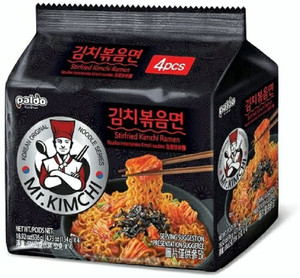 Paldo Fun & Yum Stirfried Kimchi Ramen Instant Noodles Vegetarian