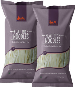 Jvapa 3mm Flat Pad Thai Rice Noodles Vegetarian