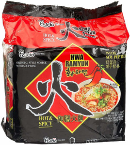 Paldo Fun & Yum HWA Ramyun Instant Noodles Vegetarian