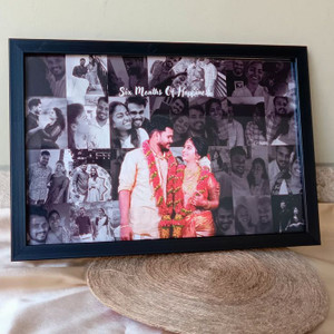 saanvi Wood Wall Photo Frame