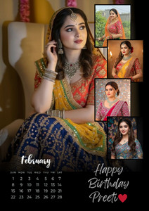 Meera Wood Wall Photo Frame Black - Image 4