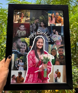 SHREE CRAFT Wood Wall Photo Frame