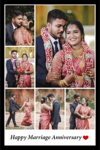 Akansha Gifting Wood Wall Photo Frame