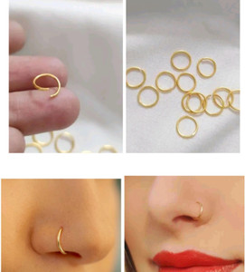 Ramayani collection enterprise Gold-plated Plated Alloy Nose Ring