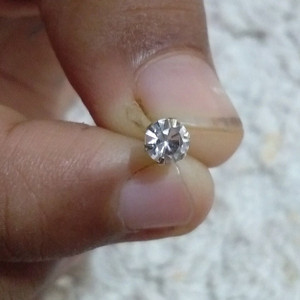 Renu Creations Cubic Zirconia Stainless Steel Nose Stud